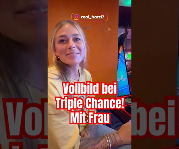 Big Win with Triple Chance Full Screen Featuring Woman on €4 Slot in Casino