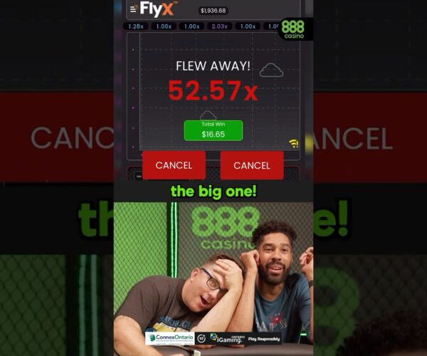 Missing out on a crazy multiplier playing FlyX could lead to a big win.